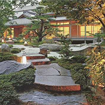 呼市家庭小院园林景观小品7